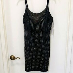 NWT 〰️Iris〰️ Mini Dress with Rainbow🌈 Rhinestones